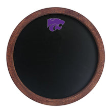 Load image into Gallery viewer, Kansas State Wildcats: Chalkboard &quot;Faux&quot; Barrel Top Sign - The Fan-Brand