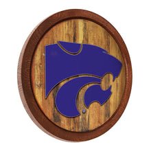 Load image into Gallery viewer, Kansas State Wildcats: &quot;Faux&quot; Barrel Top Sign - The Fan-Brand