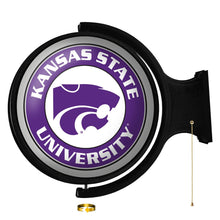 Load image into Gallery viewer, Kansas State Wildcats: Original Round Rotating Lighted Wall Sign - The Fan-Brand