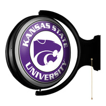 Load image into Gallery viewer, Kansas State Wildcats: Original Round Rotating Lighted Wall Sign - The Fan-Brand