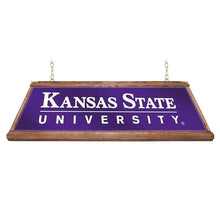 Load image into Gallery viewer, Kansas State Wildcats: Premium Wood Pool Table Light - The Fan-Brand