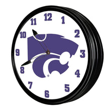 Load image into Gallery viewer, Kansas State Wildcats: Retro Lighted Wall Clock - The Fan-Brand