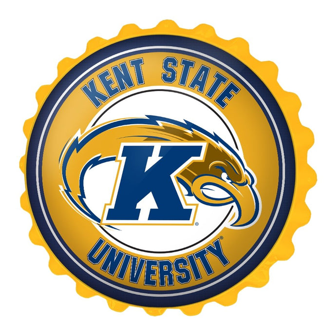 Kent State Golden Flashes: Bottle Cap Wall Sign - The Fan-Brand