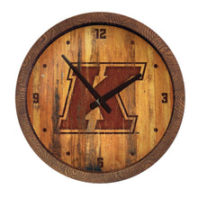 Load image into Gallery viewer, Kent State Golden Flashes: Branded &quot;Faux&quot; Barrel Top Wall Clock - The Fan-Brand