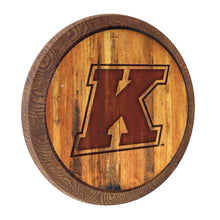 Load image into Gallery viewer, Kent State Golden Flashes: &quot;Faux&quot; Barrel Top Sign - The Fan-Brand