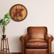 Load image into Gallery viewer, Kent State Golden Flashes: &quot;Faux&quot; Barrel Top Sign - The Fan-Brand