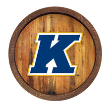 Load image into Gallery viewer, Kent State Golden Flashes: &quot;Faux&quot; Barrel Top Sign - The Fan-Brand