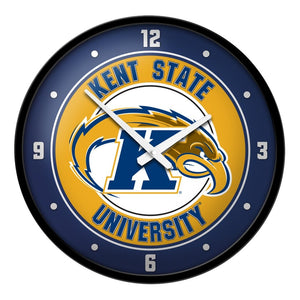 Kent State Golden Flashes: Modern Disc Wall Clock - The Fan-Brand