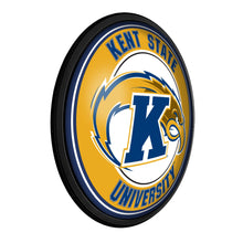 Load image into Gallery viewer, Kent State Golden Flashes: Round Slimline Lighted Wall Sign - The Fan-Brand