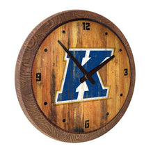 Load image into Gallery viewer, Kent State Golden Flashes: Weathered &quot;Faux&quot; Barrel Top Wall Clock - The Fan-Brand