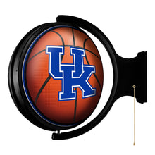 Load image into Gallery viewer, Kentucky Wildcats: Basketball - Original Round Rotating Lighted Wall Sign - The Fan-Brand