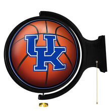 Load image into Gallery viewer, Kentucky Wildcats: Basketball - Original Round Rotating Lighted Wall Sign - The Fan-Brand