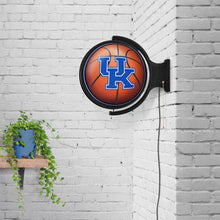 Load image into Gallery viewer, Kentucky Wildcats: Basketball - Original Round Rotating Lighted Wall Sign - The Fan-Brand