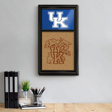 Load image into Gallery viewer, Kentucky Wildcats: Dual Logo - Cork Note Board - The Fan-Brand