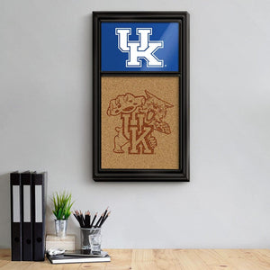 Kentucky Wildcats: Dual Logo - Cork Note Board - The Fan-Brand