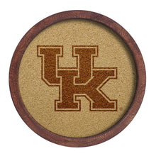 Load image into Gallery viewer, Kentucky Wildcats: &quot;Faux&quot; Barrel Framed Cork Board - The Fan-Brand