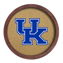 Load image into Gallery viewer, Kentucky Wildcats: &quot;Faux&quot; Barrel Framed Cork Board - The Fan-Brand