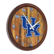 Load image into Gallery viewer, Kentucky Wildcats: Faux Barrel Top Wall Clock - The Fan-Brand