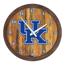Load image into Gallery viewer, Kentucky Wildcats: Faux Barrel Top Wall Clock - The Fan-Brand