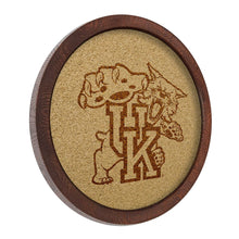 Load image into Gallery viewer, Kentucky Wildcats: Mascot - &quot;Faux&quot; Barrel Framed Cork Board - The Fan-Brand
