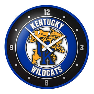 Kentucky Wildcats: Mascot - Modern Disc Wall Clock - The Fan-Brand