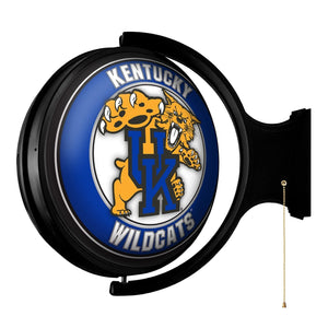 Kentucky Wildcats: Mascot - Original Round Rotating Lighted Wall Sign - The Fan-Brand