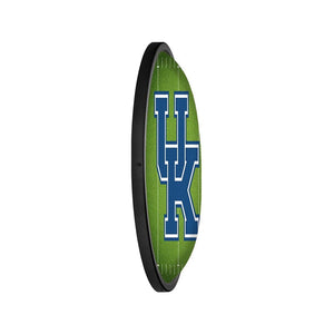 Kentucky Wildcats: On the 50 - Oval Slimline Lighted Wall Sign - The Fan-Brand