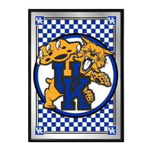 Load image into Gallery viewer, Kentucky Wildcats: Team Spirit, Mascot - Framed Mirrored Wall Sign - The Fan-Brand