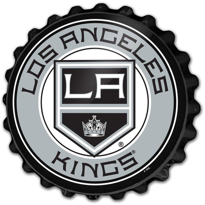 Los Angeles Kings: Bottle Cap Wall Sign - The Fan-Brand
