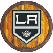 Load image into Gallery viewer, Los Angeles Kings: &quot;Faux&quot; Barrel Top Sign - The Fan-Brand