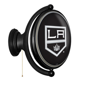 Los Angeles Kings: Original Oval Rotating Lighted Wall Sign - The Fan-Brand