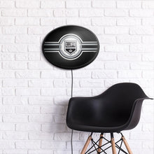 Load image into Gallery viewer, Los Angeles Kings: Oval Slimline Lighted Wall Sign - The Fan-Brand