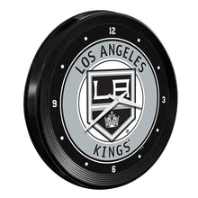 Load image into Gallery viewer, Los Angeles Kings: Ribbed Frame Wall Clock - The Fan-Brand