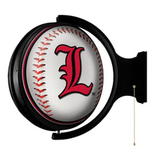 Load image into Gallery viewer, Louisville Cardinals: Baseball - Round Rotating Lighted Wall Sign - The Fan-Brand