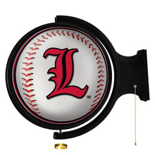 Load image into Gallery viewer, Louisville Cardinals: Baseball - Round Rotating Lighted Wall Sign - The Fan-Brand