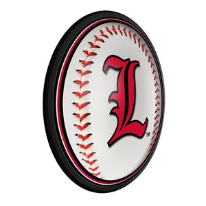 Louisville Cardinals: Baseball - Slimline Lighted Wall Sign - The Fan-Brand