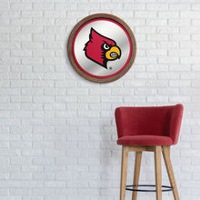 Load image into Gallery viewer, Louisville Cardinals: &quot;Faux&quot; Barrel Top Mirrored Wall Sign - The Fan-Brand