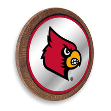 Load image into Gallery viewer, Louisville Cardinals: &quot;Faux&quot; Barrel Top Mirrored Wall Sign - The Fan-Brand