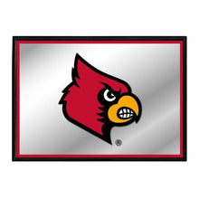 Load image into Gallery viewer, Louisville Cardinals: Framed Mirrored Wall Sign - The Fan-Brand