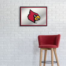 Load image into Gallery viewer, Louisville Cardinals: Framed Mirrored Wall Sign - The Fan-Brand