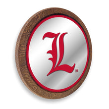 Load image into Gallery viewer, Louisville Cardinals: L - &quot;Faux&quot; Barrel Top Mirrored Wall Sign - The Fan-Brand