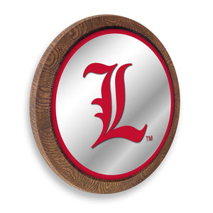 Louisville Cardinals: L - "Faux" Barrel Top Mirrored Wall Sign - The Fan-Brand