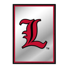 Load image into Gallery viewer, Louisville Cardinals: L - Framed Mirrored Wall Sign - The Fan-Brand