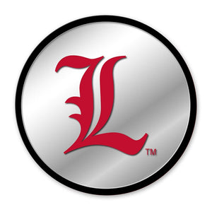 Louisville Cardinals: L - Modern Disc Mirrored Wall Sign - The Fan-Brand