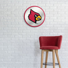 Load image into Gallery viewer, Louisville Cardinals: Modern Disc Mirrored Wall Sign - The Fan-Brand