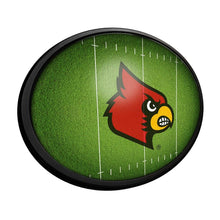 Load image into Gallery viewer, Louisville Cardinals: On the 50 - Oval Slimline Lighted Wall Sign - The Fan-Brand