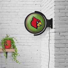 Load image into Gallery viewer, Louisville Cardinals: On the 50 - Rotating Lighted Wall Sign - The Fan-Brand