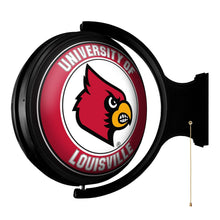 Load image into Gallery viewer, Louisville Cardinals: Original Round Rotating Lighted Wall Sign - The Fan-Brand