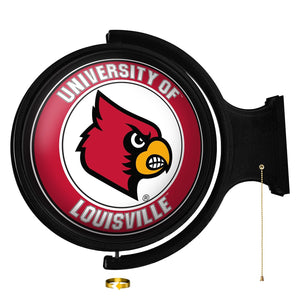 Louisville Cardinals: Original Round Rotating Lighted Wall Sign - The Fan-Brand