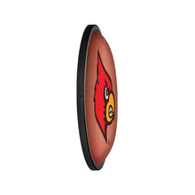 Load image into Gallery viewer, Louisville Cardinals: Pigskin - Oval Slimline Lighted Wall Sign - The Fan-Brand